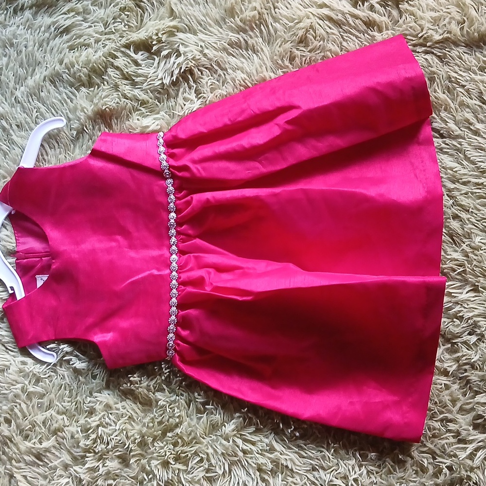NWOT‎ Size 4T Purple Rose Red Holiday Dress